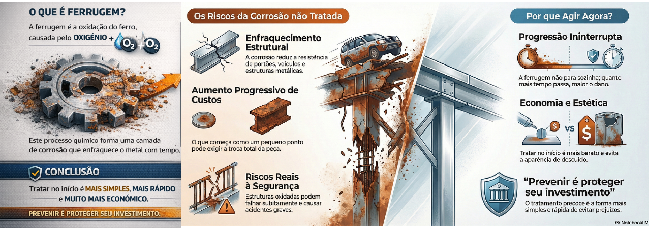 Infográfico sobre o desafio da ferrugem