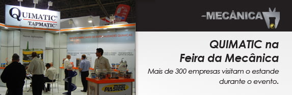 Mais de 300 empresas visitam o estande da QUIMATIC na Feira da Mecânica