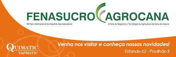 A QUIMATIC espera por você na FENASUCRO 2012!