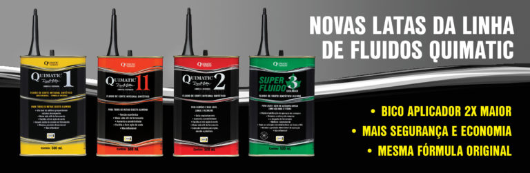 Nova embalagem e bico aplicador chegam a toda a linha de fluidos de corte da Quimatic Tapmatic