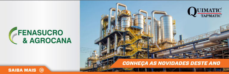 Fenasucro 2019: Quimatic Tapmatic lança Protetivo Agro Alto Brilho e expõe linha completa para manutenção