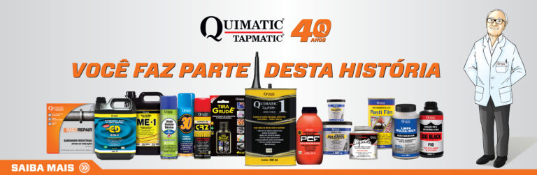 Quimatic Tapmatic faz 40 anos e, para comemorar, apoia ação social