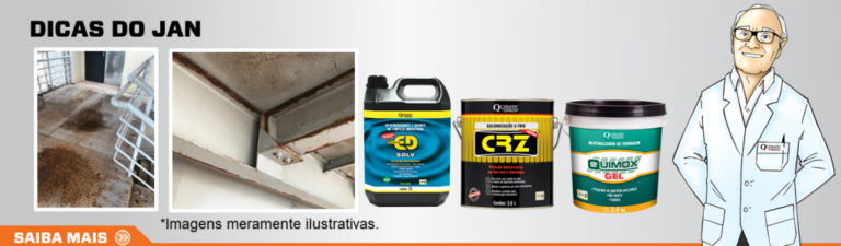Como reparar escada galvanizada que enferrujou parcialmente?