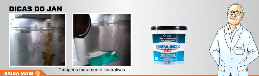Como efetuar a limpeza de contaminação de carbono em aço inox ?