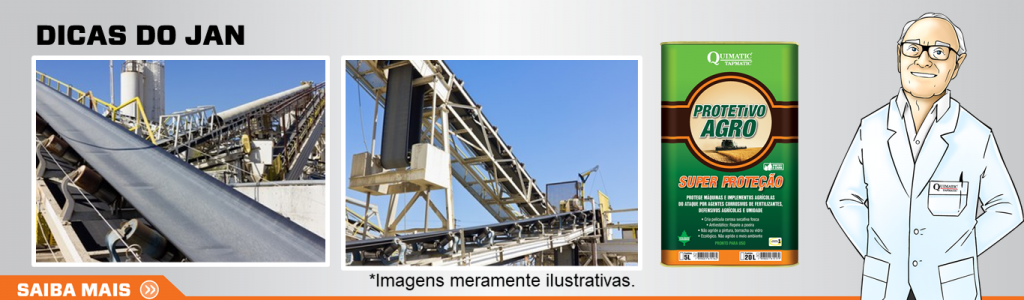 Como proteger as correntes metálicas de esteiras industriais da corrosão?