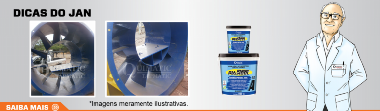 Como reparar e proteger ventilador industrial que sofre com desgaste abrasivo por particulados?