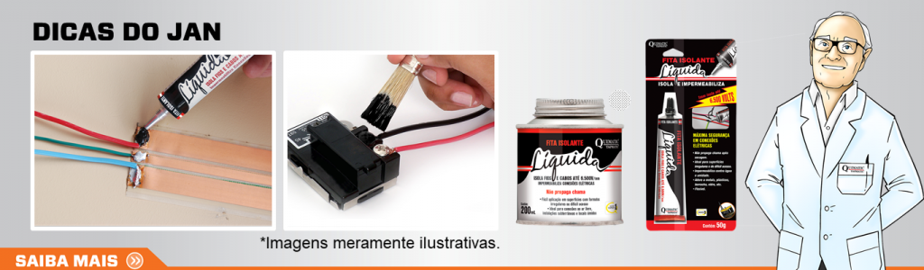 Onde usar a Fita Isolante Líquida Quimatic?