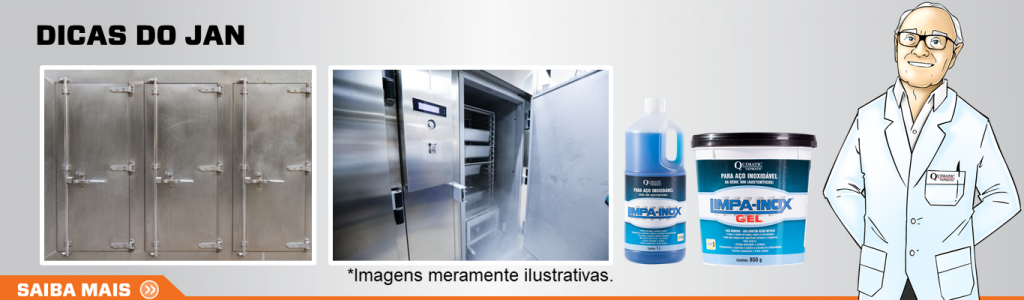 Como tirar ferrugem de parte interna de um freezer industrial em inox?