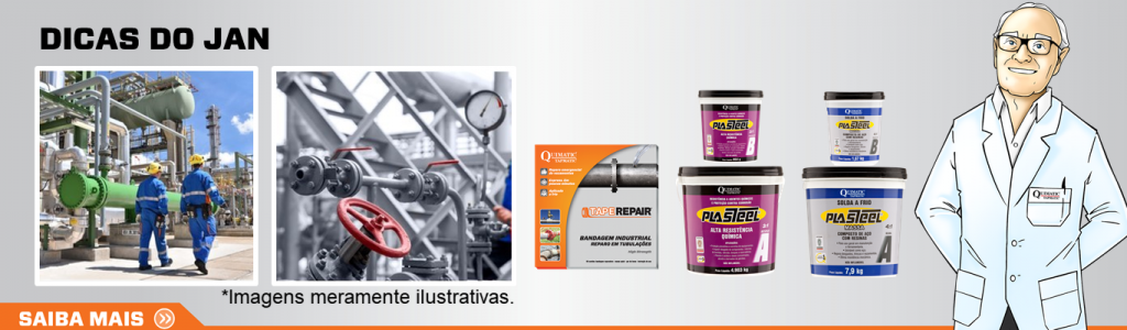 Como reparar tubulação com vazamento de produtos químicos?
